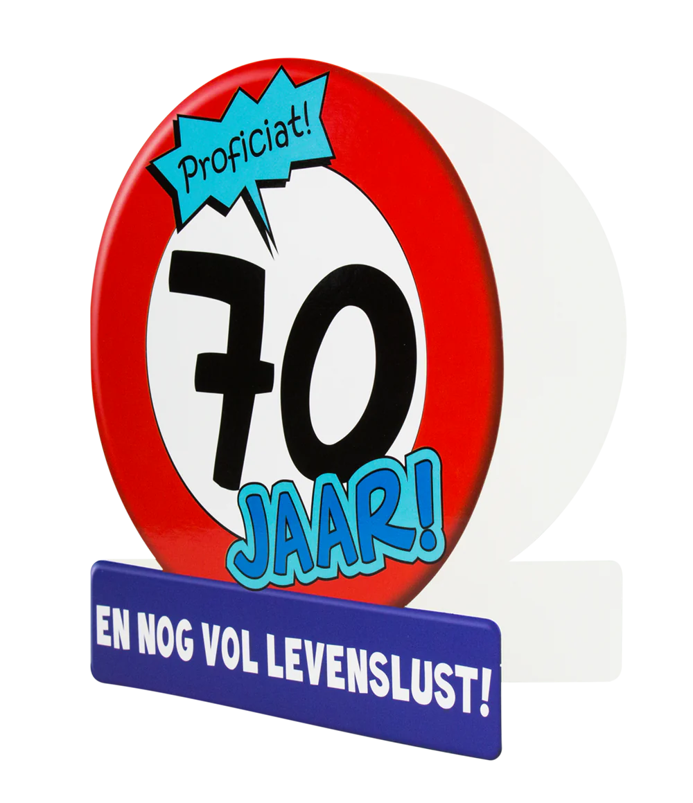 Verjaardagskaart 70 Jaar 16,5cm