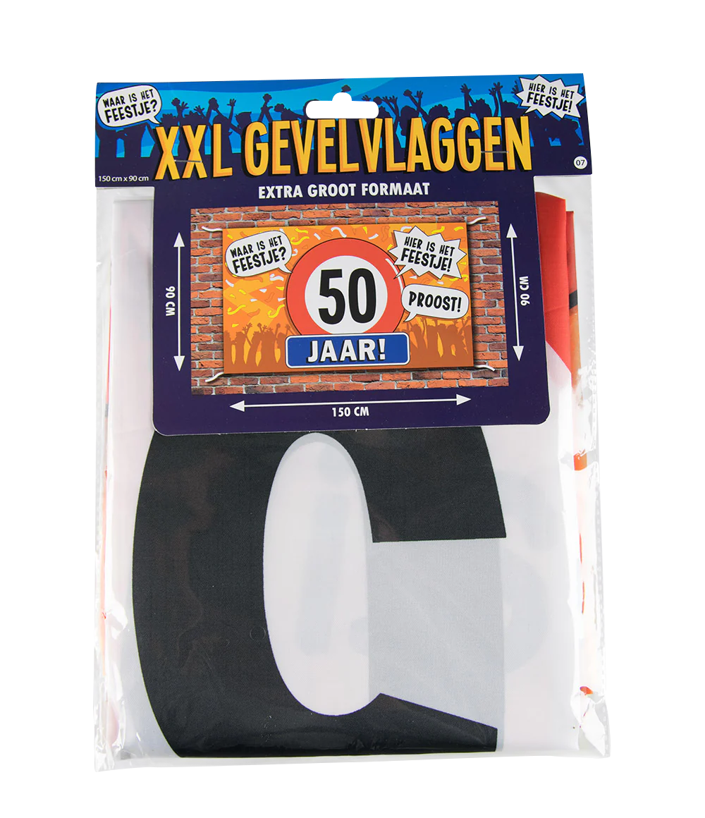 Gevelvlag 50 Jaar 1,5m