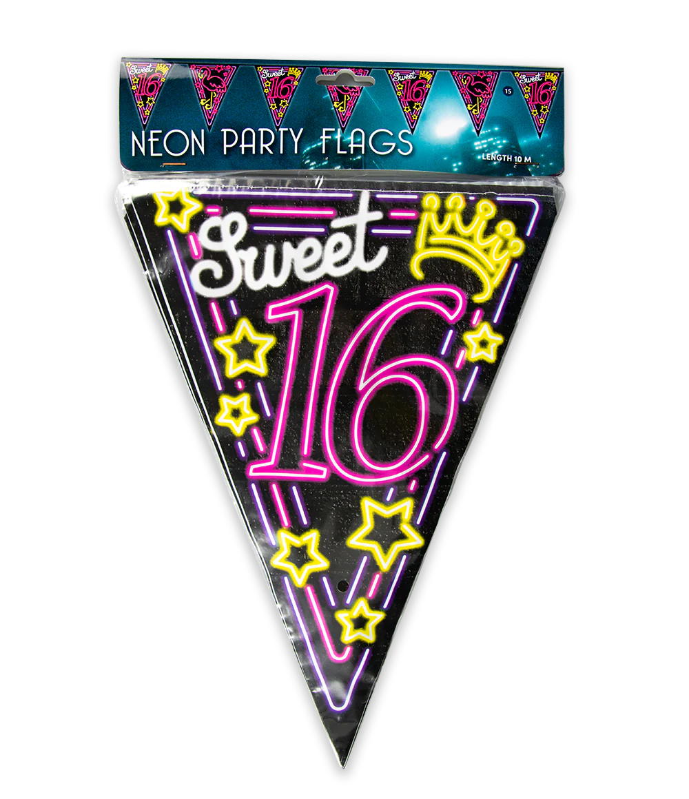 Slingers 16 jaar Sweet 16 Neon 10m