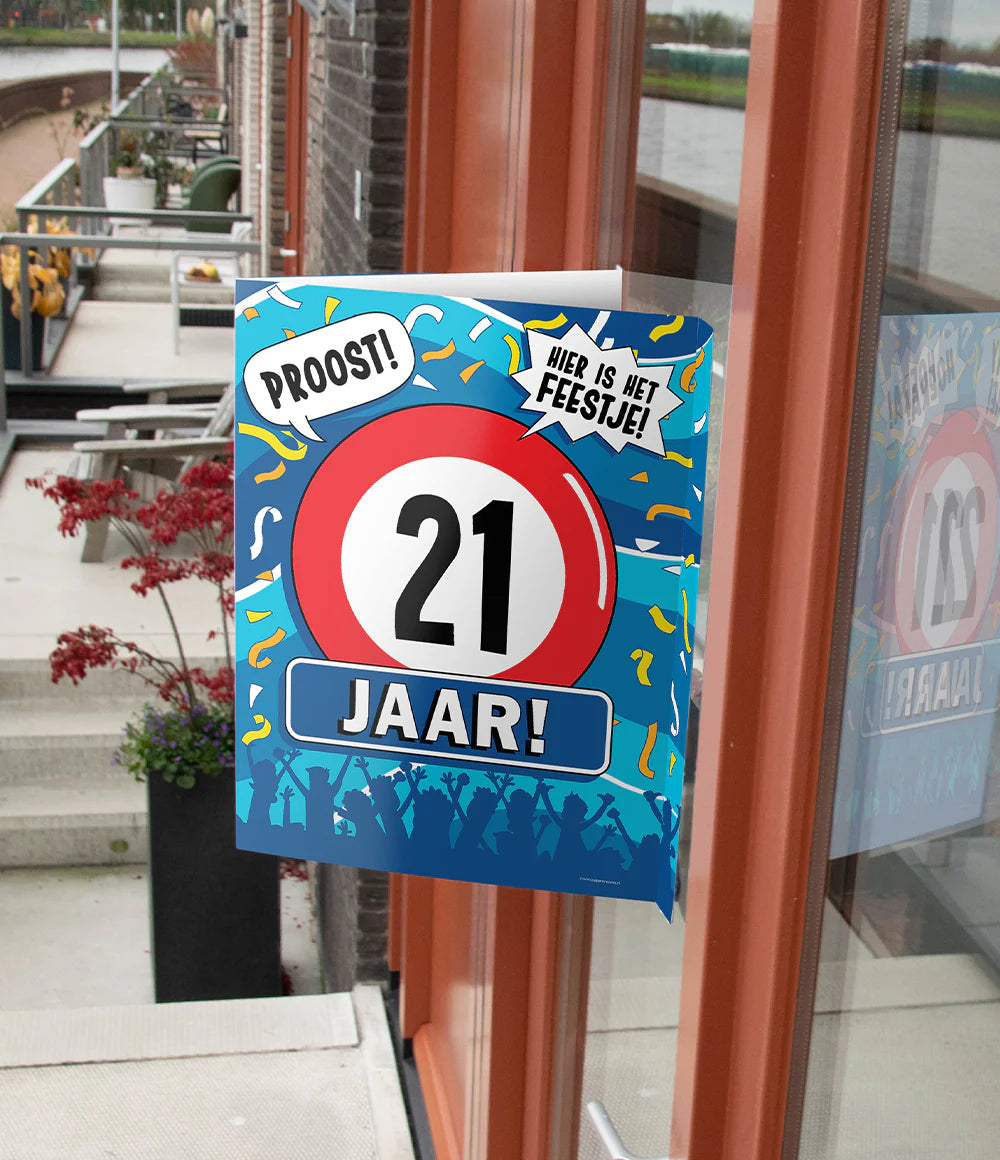 Raambord 21 jaar 60cm