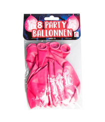 Sweet 16 Ballonnen 16 Jaar Roze 30cm 8st