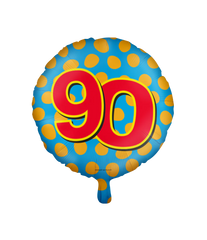 Helium Ballon 90 Jaar 46cm