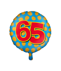 Helium Ballon 65 Jaar 46cm