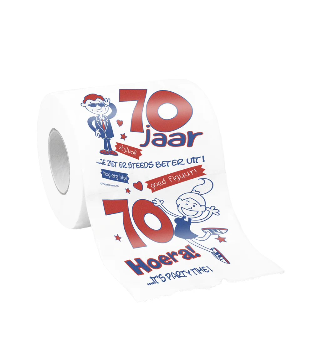 Toiletpapier 70 Jaar