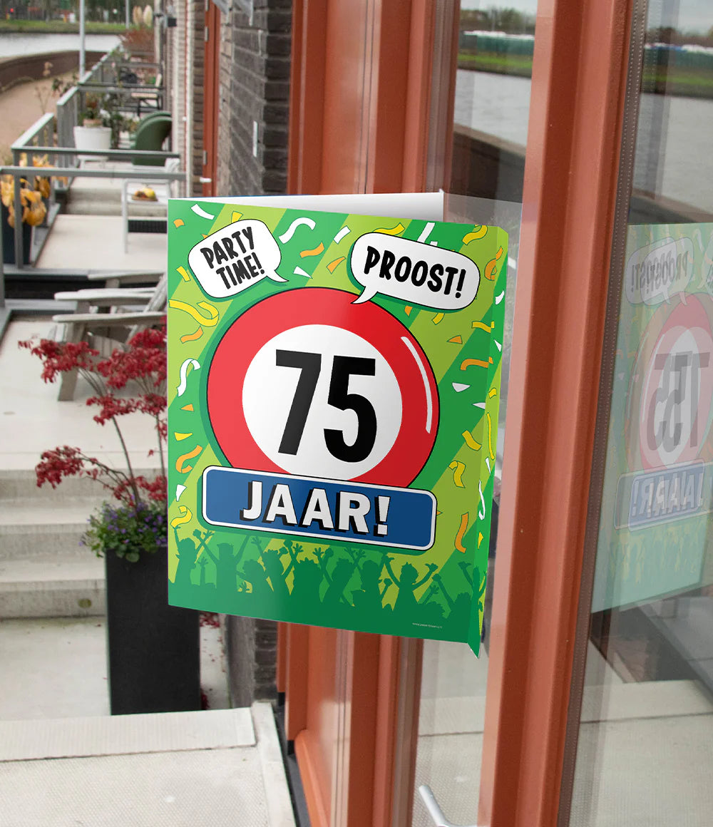 Raambord 75 jaar 60cm