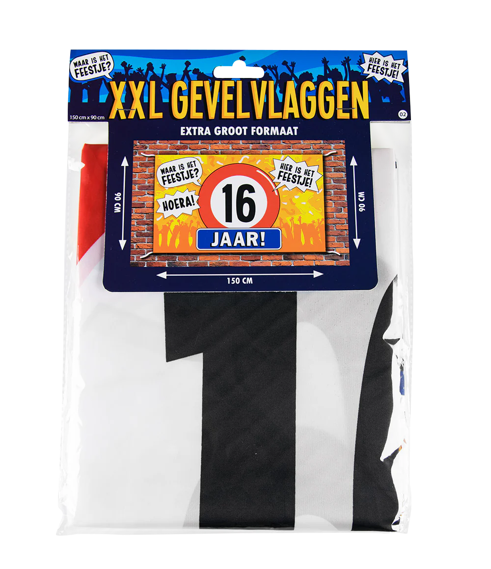 Gevelvlag 16 Jaar 1,5m