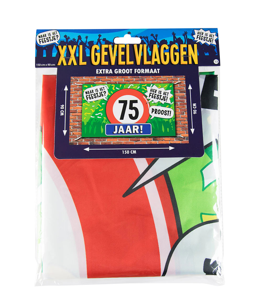 Gevelvlag 75 Jaar 1,5m