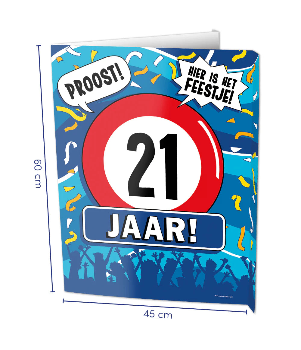 Raambord 21 jaar 60cm