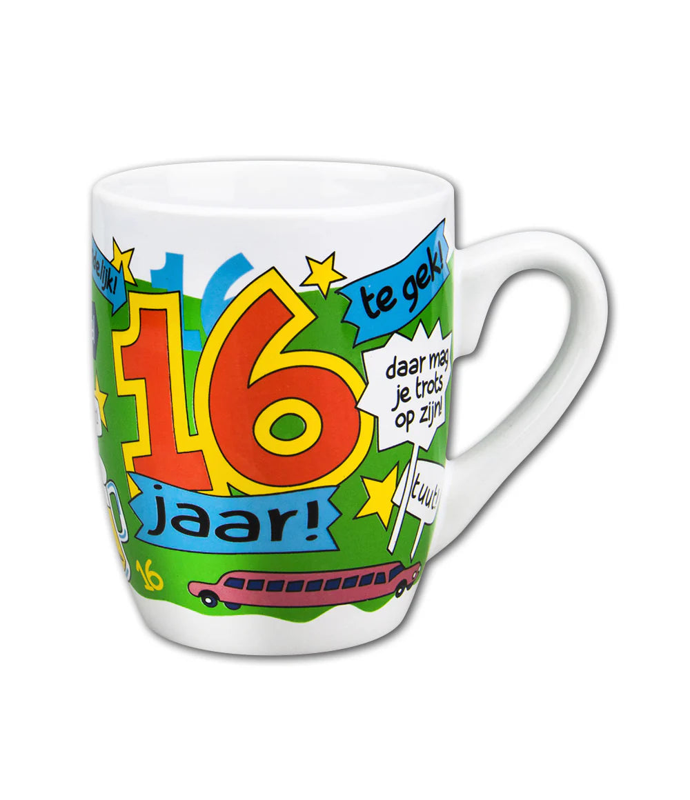 Mok 16 Jaar 12cm