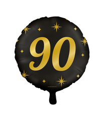 Helium Ballon 90 Jaar 30cm