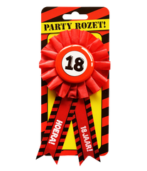 Rozet Hoera 18 Jaar Hoera