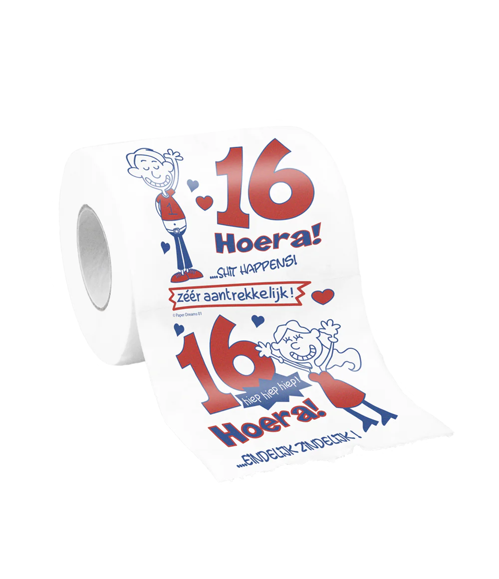 Toiletpapier 16 Jaar