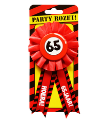 Rozet Hoera 65 Jaar 15cm