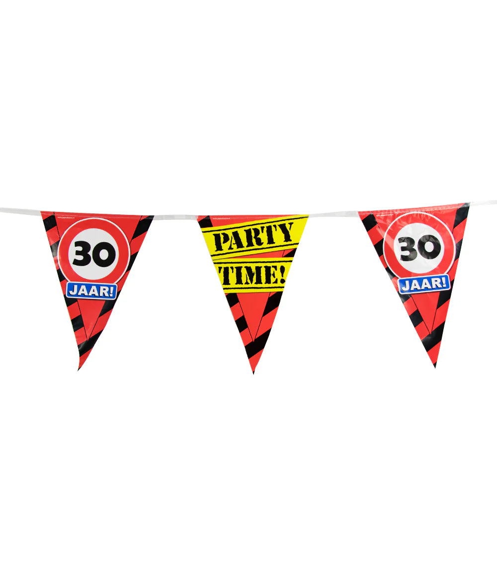 Slingers 30 jaar Verkeersbord 10m
