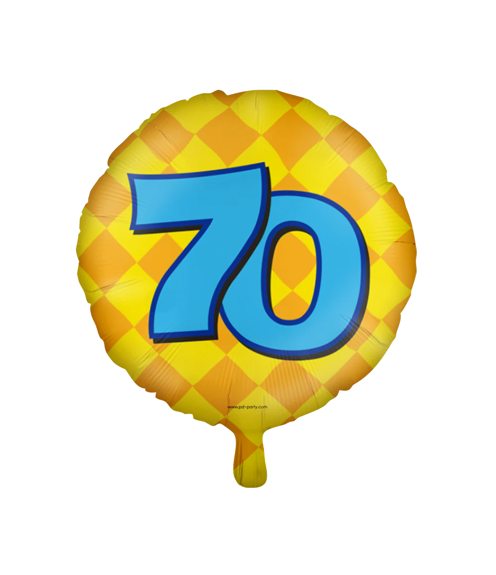 Helium Ballon 70 Jaar 46cm