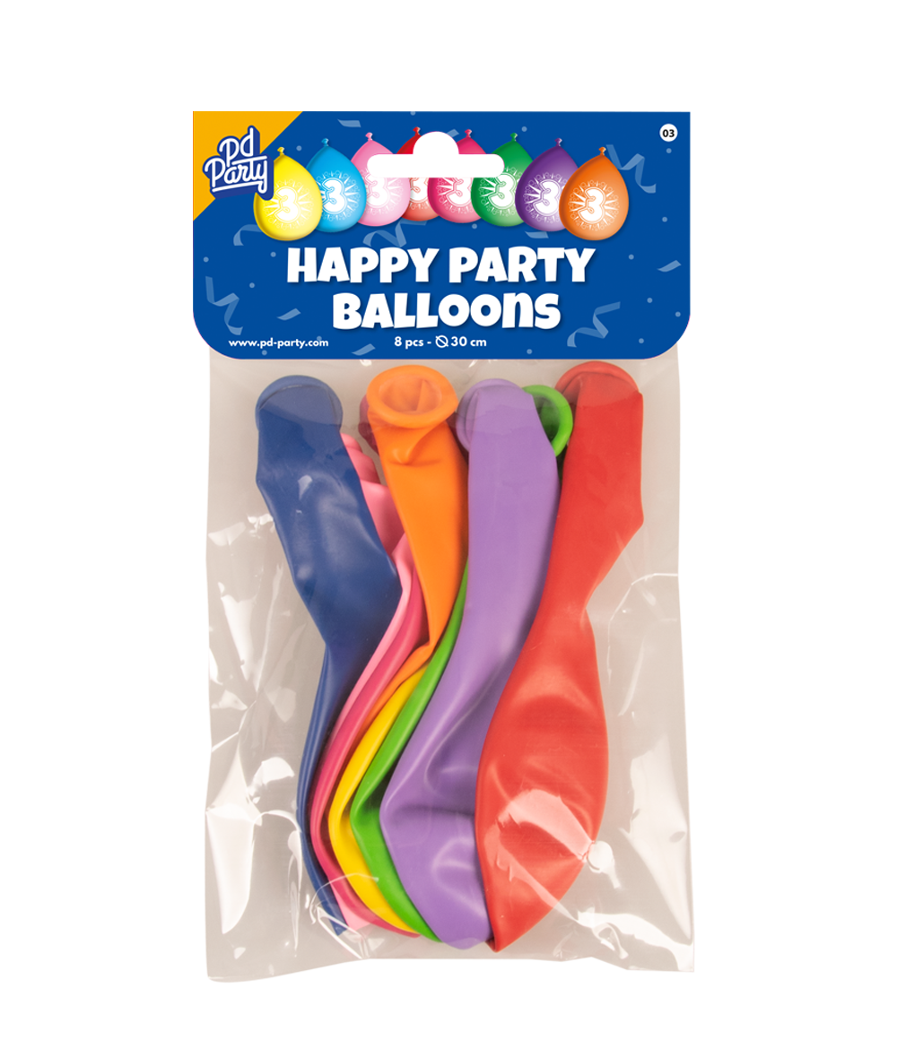 Feest Ballonnen 3 jaar