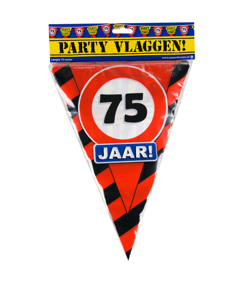 Slingers 75 jaar Verkeersbord 10m