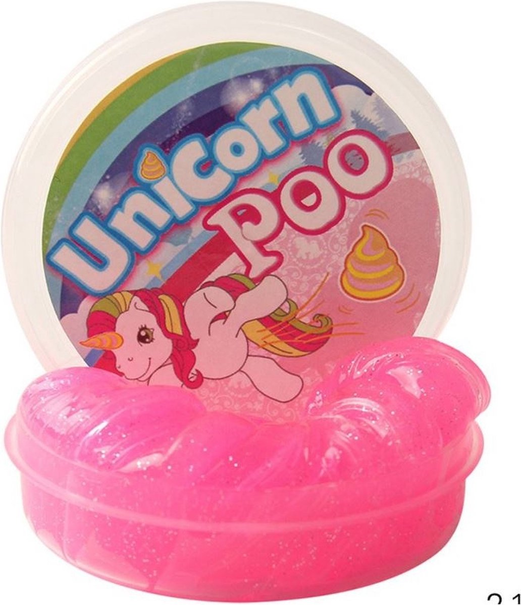 Unicorn Poo Slijm - Roze - 50g image 2