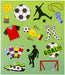 Voetbal Stickers - 120 Vellen - 1440 Stickers - Uitdeelcadeaus - Traktatie voor Kinderen - Stickers voor Kinderen image 2