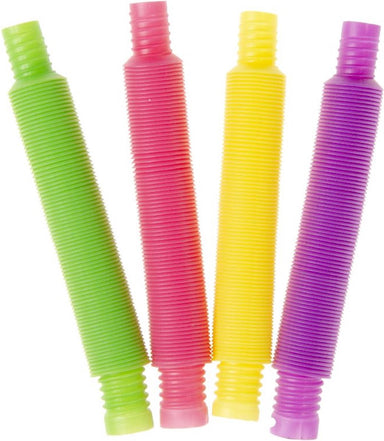 2 Stuks Neon stretch tube - Uitdeelcadeautjes - Grote uittrekbare rietjes - voor Kinderen