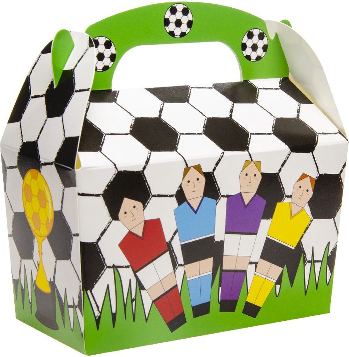 Traktatiedoosjes voetbal 12 Stuks - Traktatie - Doosjes - 12 x 12,5 cm