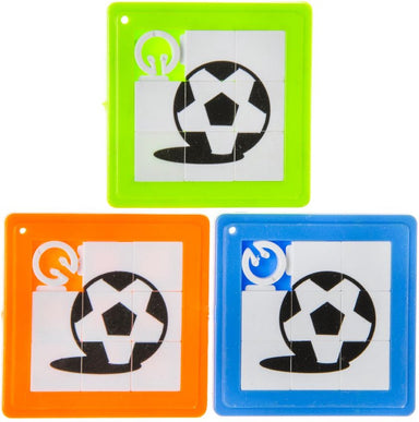 3 Stuks Schuifpuzzel Voetbal - Multikleur - Cadeau - Verjaardag - Voor Kinderen image 2