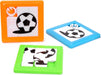 3 Stuks Schuifpuzzel Voetbal - Multikleur - Cadeau - Verjaardag - Voor Kinderen