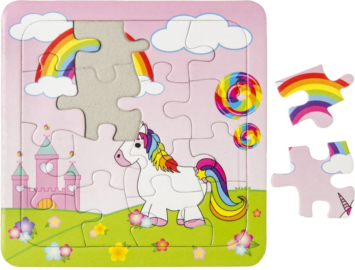 3 Stuks Eenhoorn Puzzel - Puzzels Unicorn - Legpuzzels - STEM - Educatief