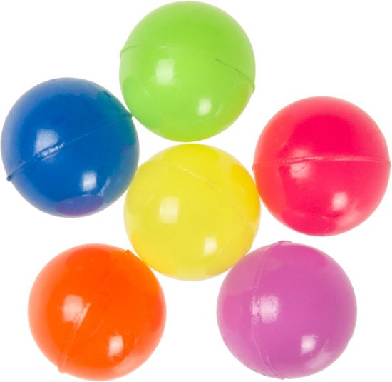 Stuiterballen Neon - 6 Stuks - Traktatie voor Kinderen - Cadeau