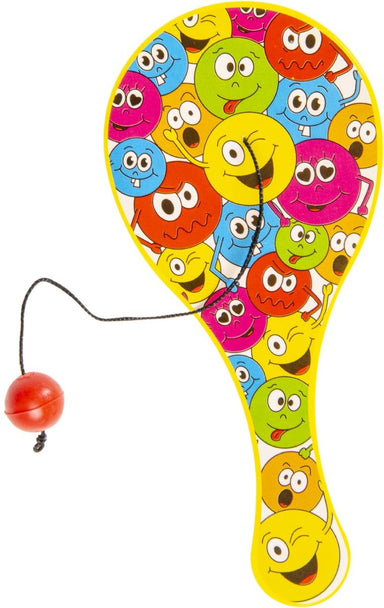 Batje Met Bal - Smileys - 12 Cm - Geel - Speelgoed - Uitdeelcadeautje image 2