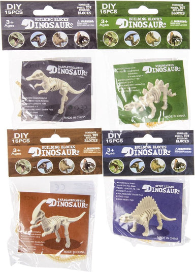 4 Stuks Dinosaurus Puzzel - Puzzel voor Kinderen - Dino - Knutselen - DIY